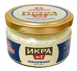 Икра мойвы Санта Бремор деликатесная классическая ст/б